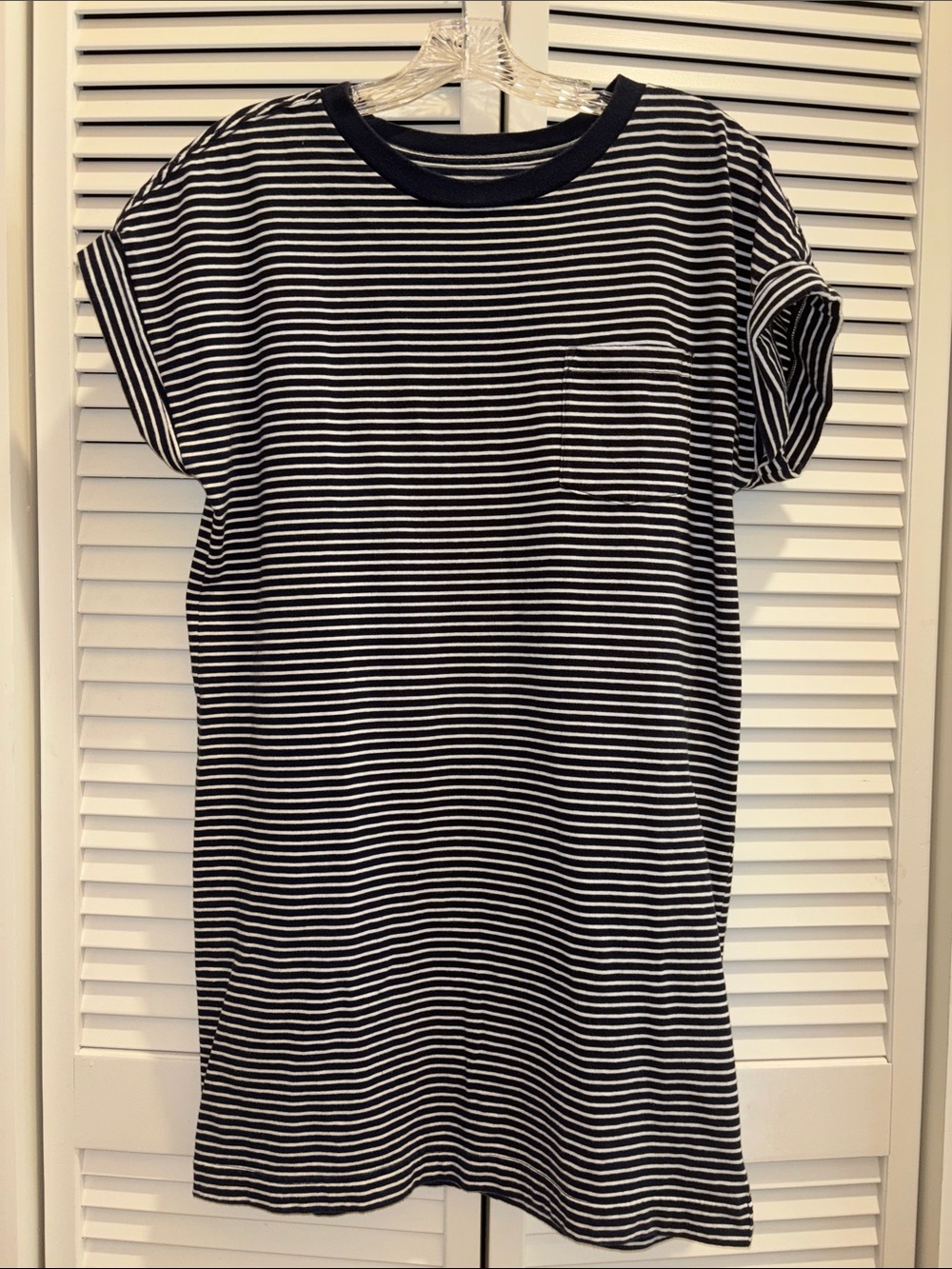 GAP Blue and White Striped Dress size small